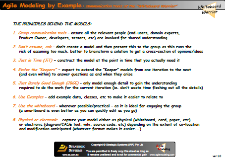 Agile Modeling Principles